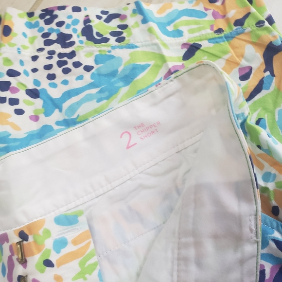 Lilly Pulitzer Sea Soirée Chipper shorts Size 2  Sea blue - Picture 12 of 13
